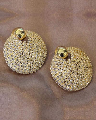 Hyperbole Big Round Golden Hoop Earrings – Neshe Fashion Jewelry